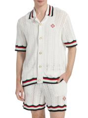 Tシャツ・カットソー Casablanca Casablanca Sporty Faux Crochet Shirt Casablanca Sporty Faux Crochet Shirt | Shopbop