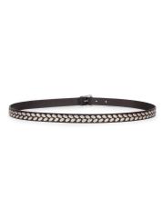 Shop Lemaire - Almond Studded Leather Belt | Saks Fifth