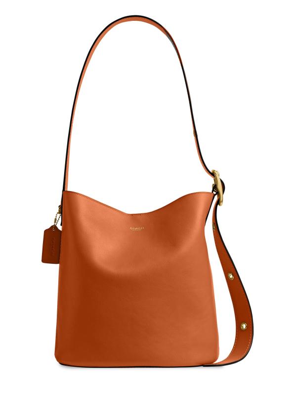 حقيبة دلو من الجلد Bleecker