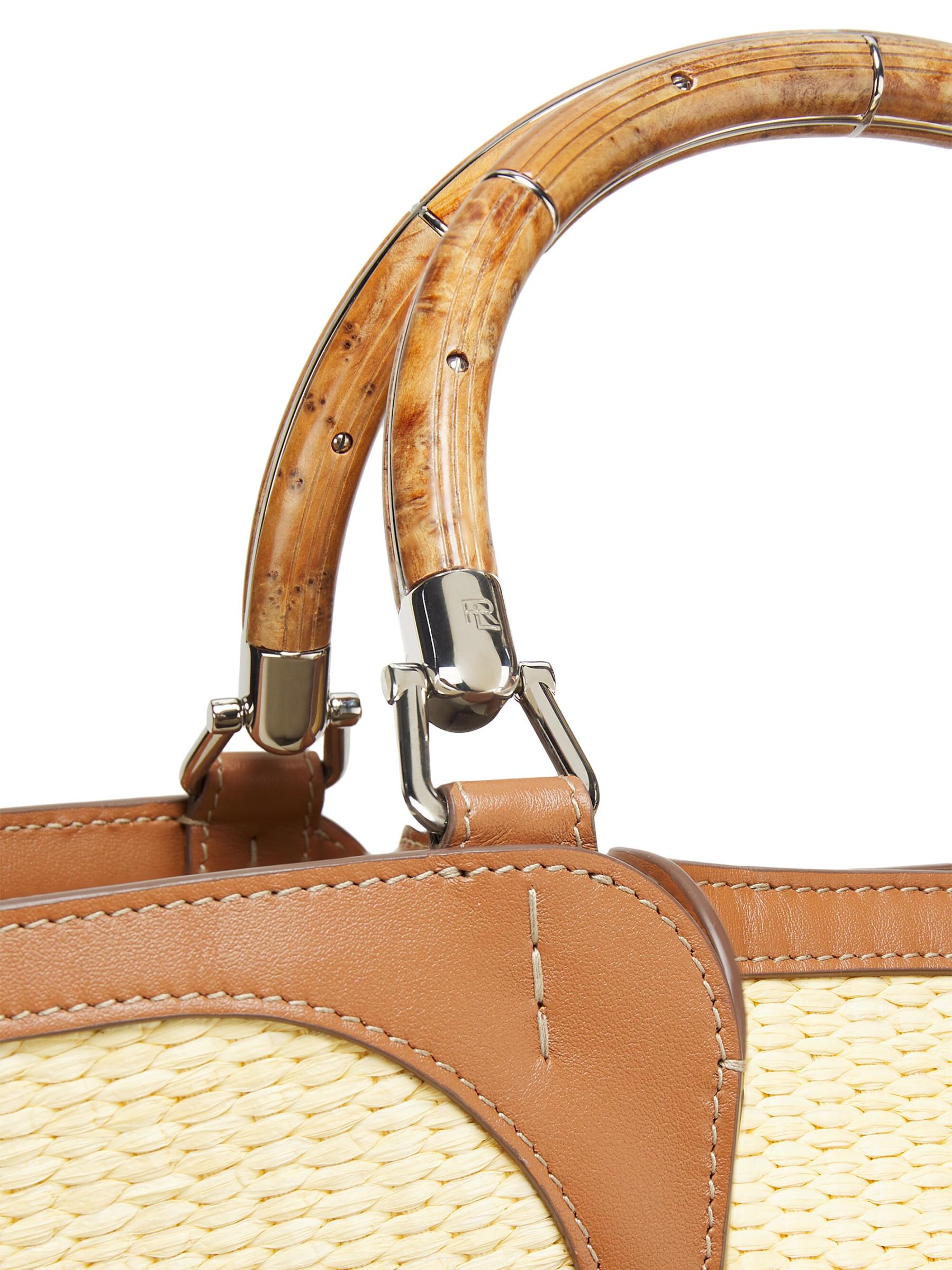 【編みの美しさが際立つ】Ralph Lauren Braided Raffia Tote The Ralph Braided Raffia Tote for Women | Ralph Lauren® TN