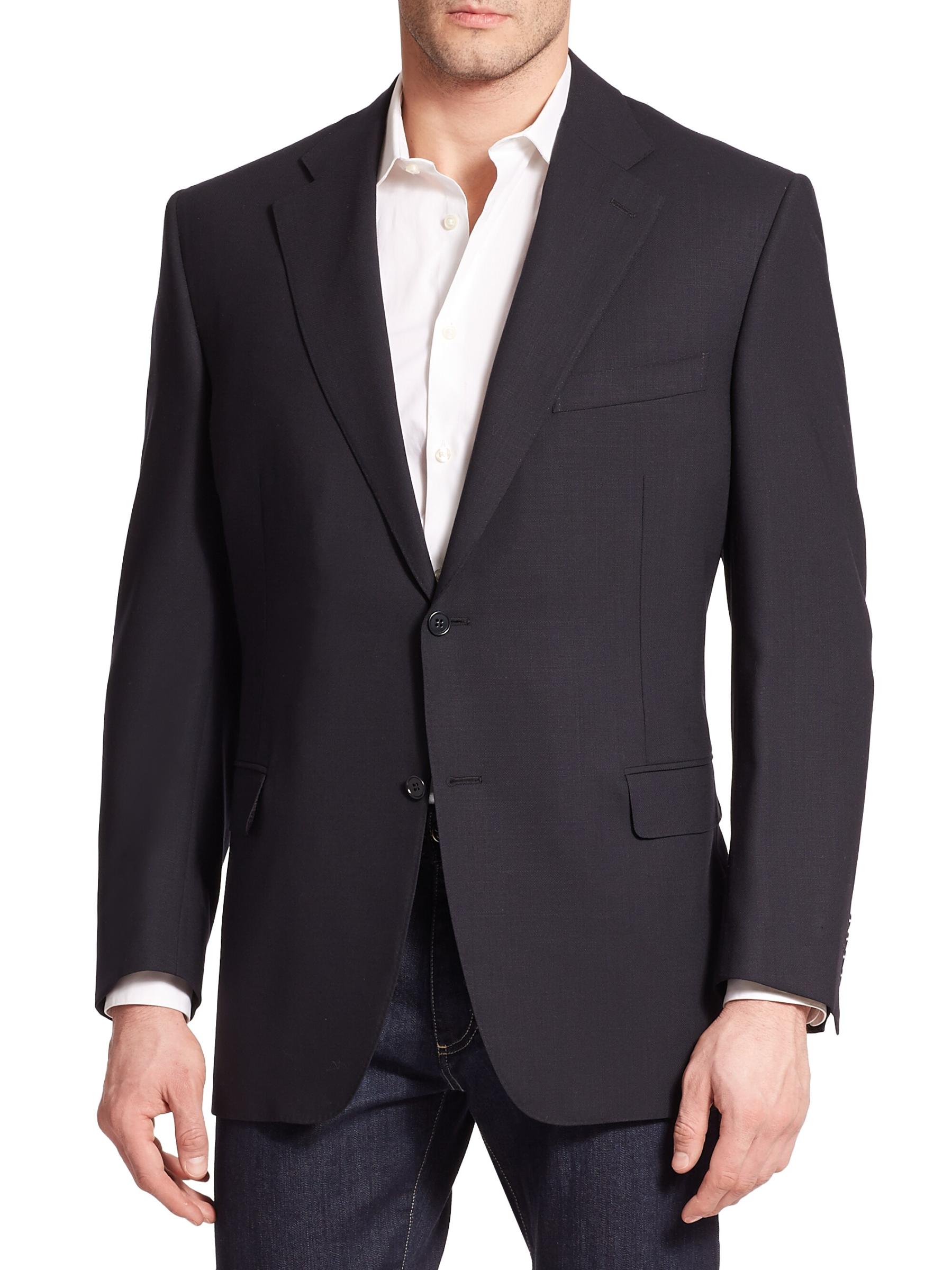 Acheter Canali - Manteau de sport basique en laine | Saks Fifth Avenue France
