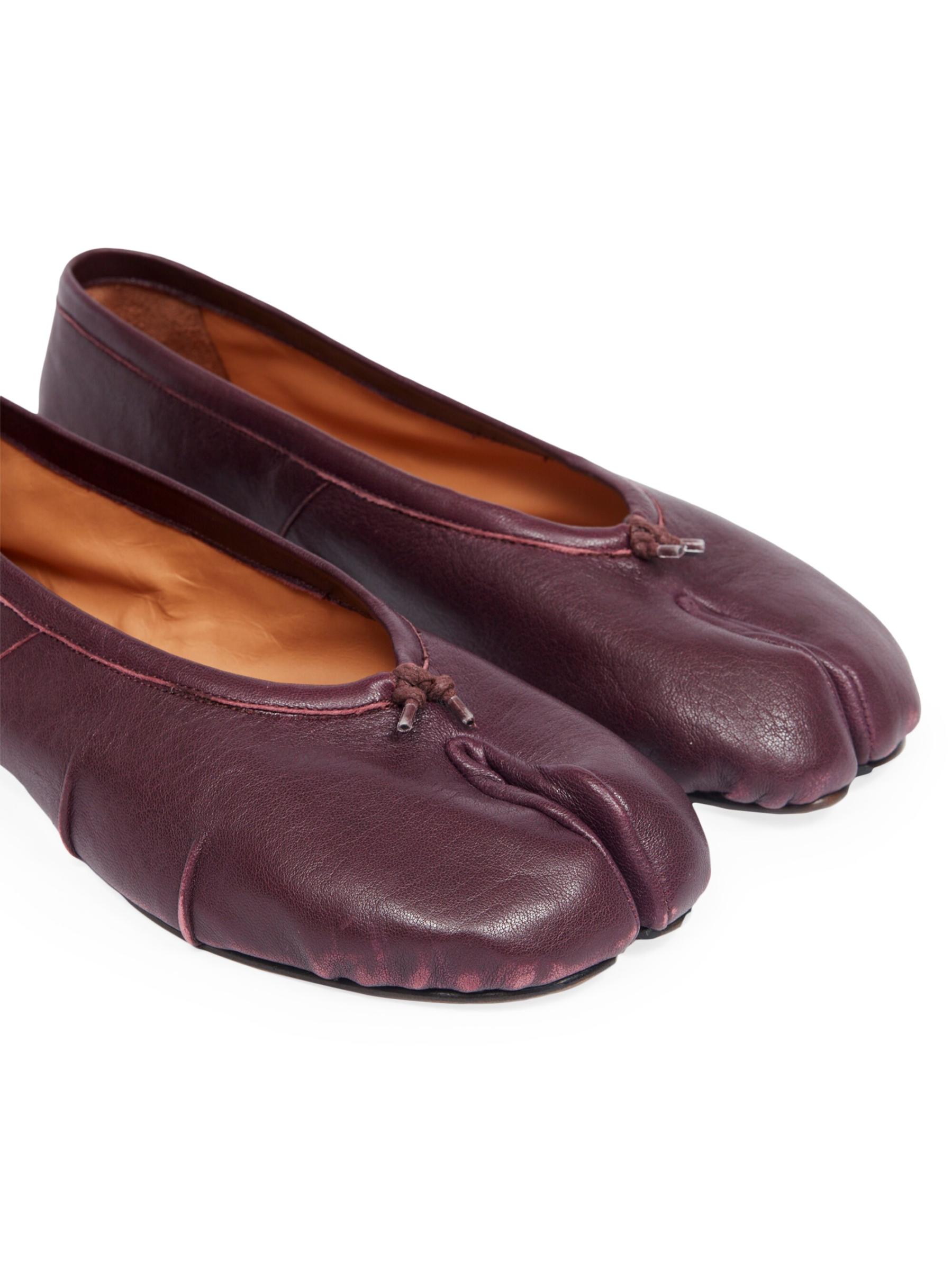 [国内発送 関税負担なし] Maison Margiela Tabi ballerinas Ballerinas Tabi - Maison Margiela - Lilas - Leather
