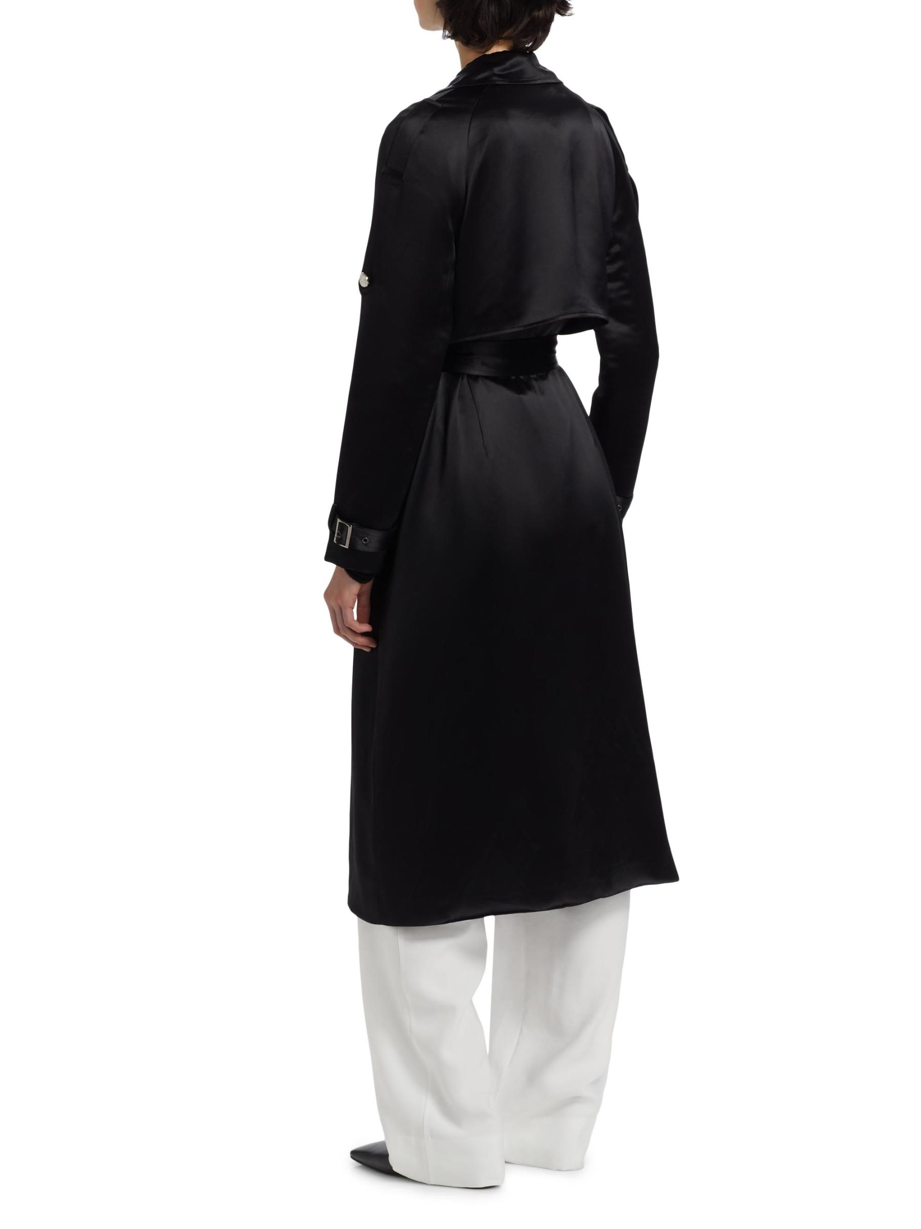 Nonchalant Label - バイオレット・ダブルブレスト・トレンチコート を