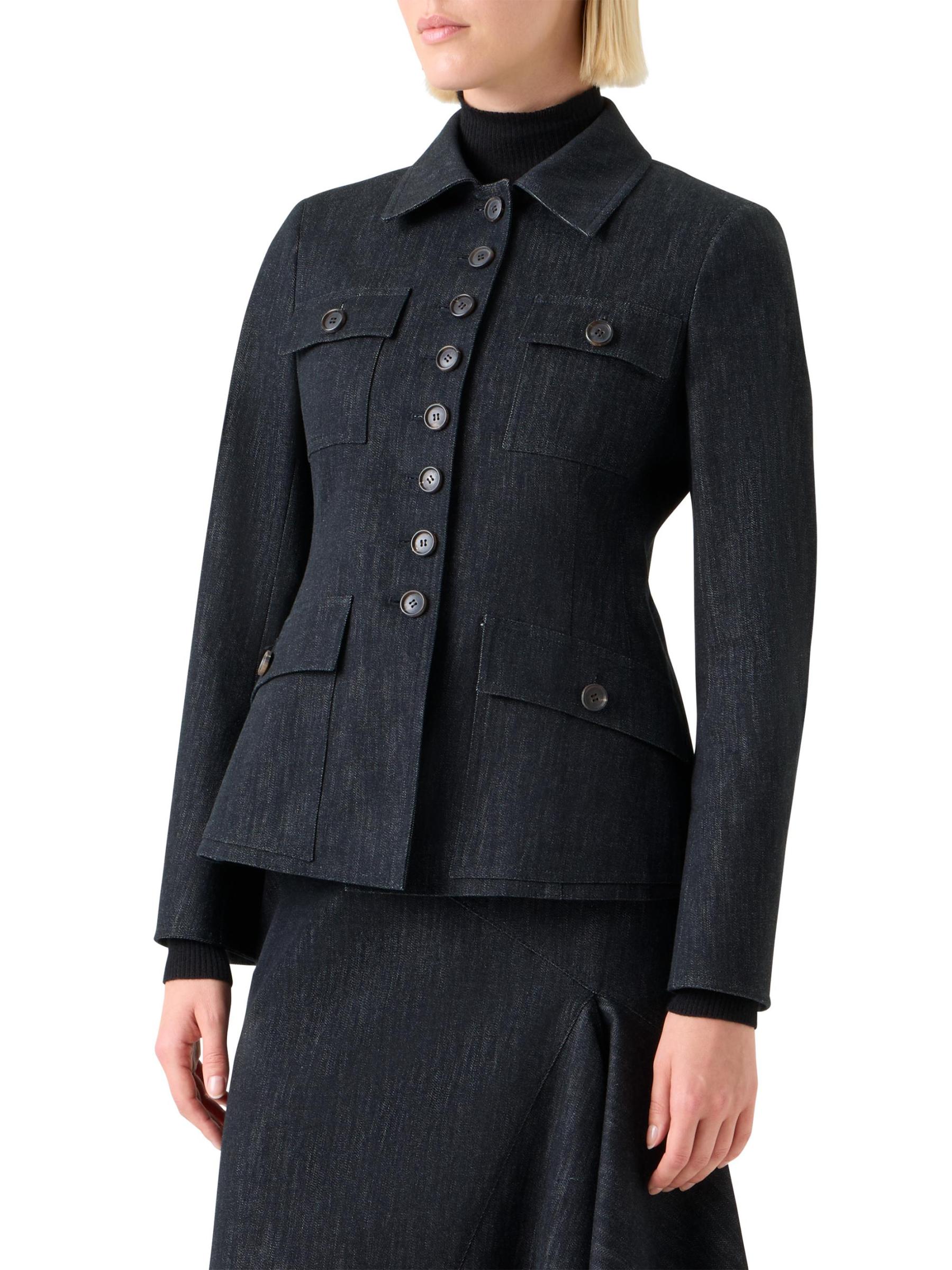 Akris - デリア・デニム・ジャケット をオンライン購入 | Saks