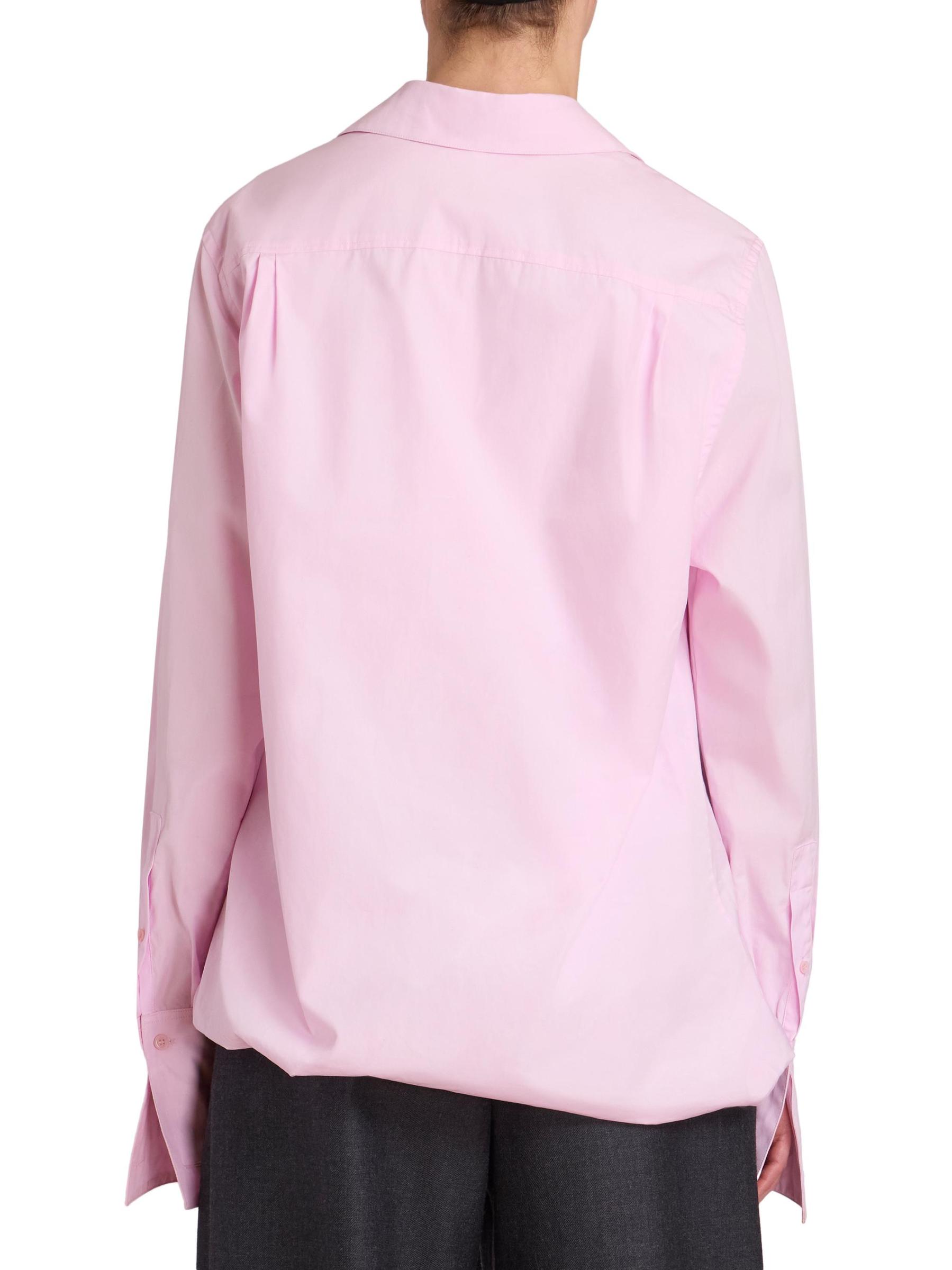 Belted Cotton-Blend Shirt