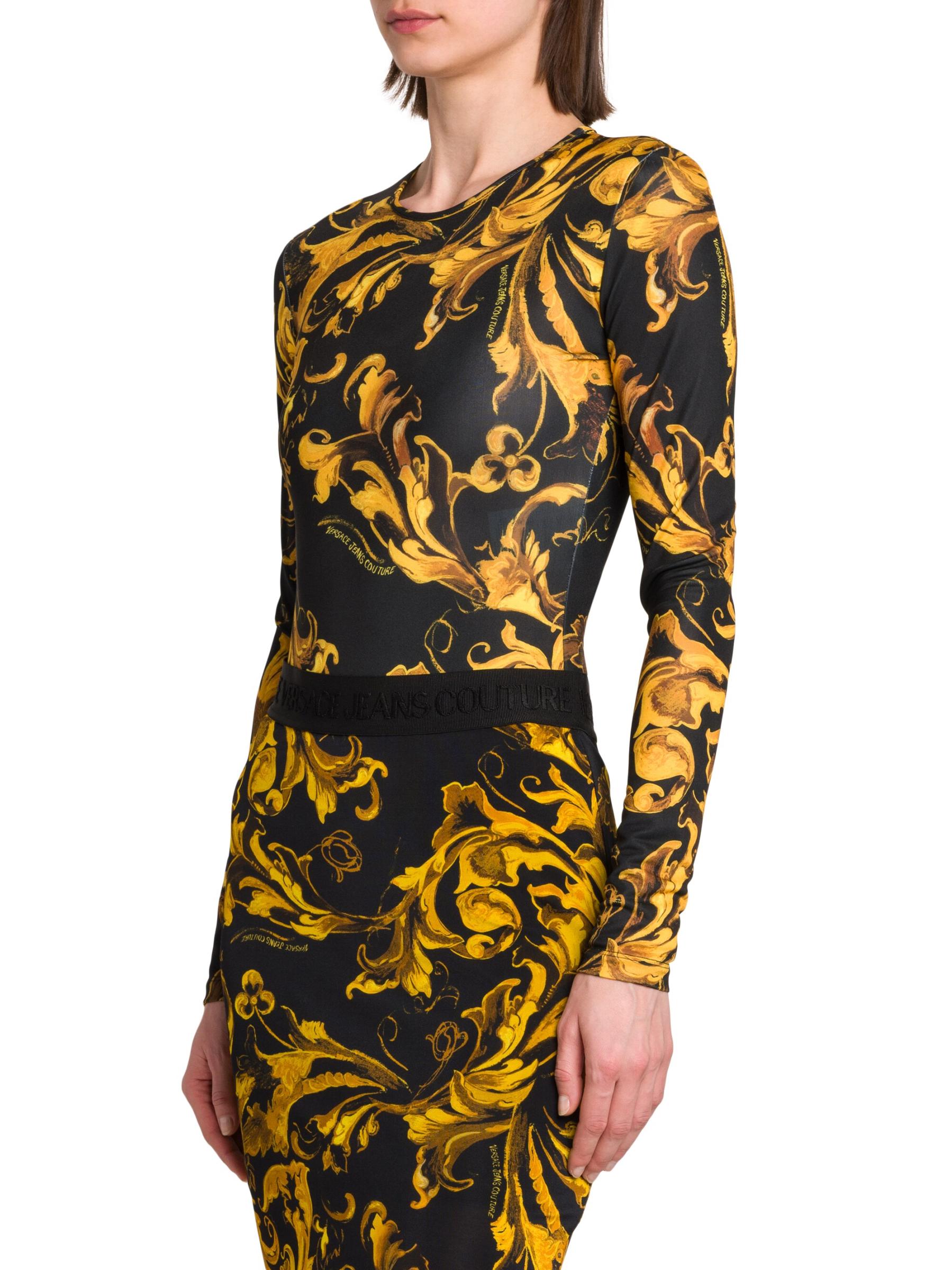 【関税込み】Versace Jeans Couture ボディスーツ Versace Jeans Couture ロゴ ボディスーツ | ブラック | FARFETCH JP