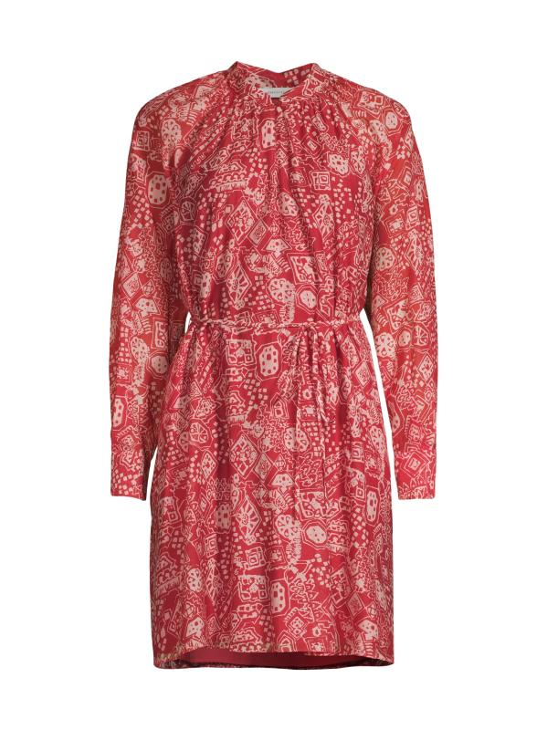 فستان لابيرينث بأكمام طويلة