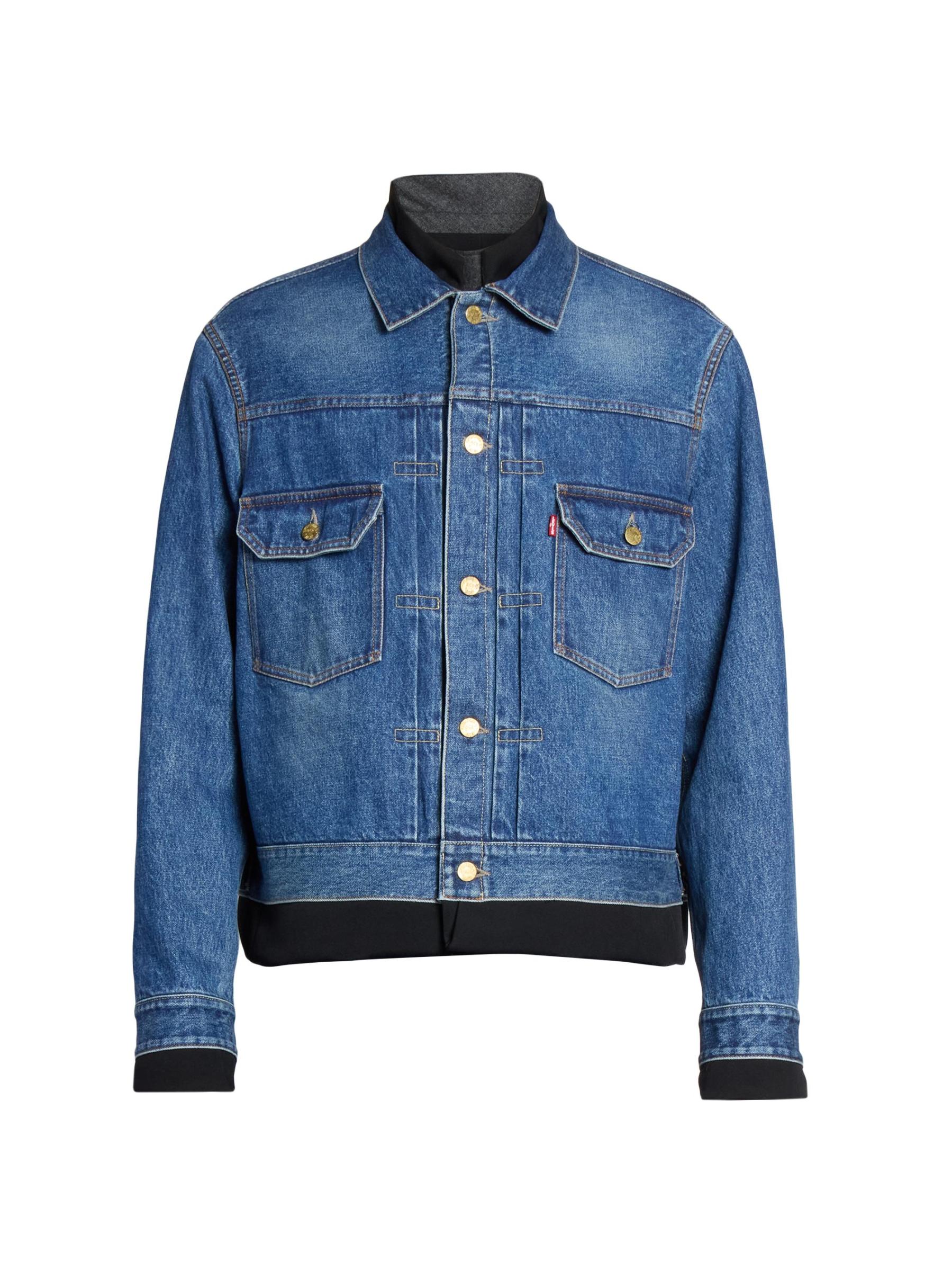 Levi's x sacai リバーシブル デニムMA-1 サイズ2（M） Levi's x sacai リバーシブル デニムMA-1 サイズ2（M） - メルカリ