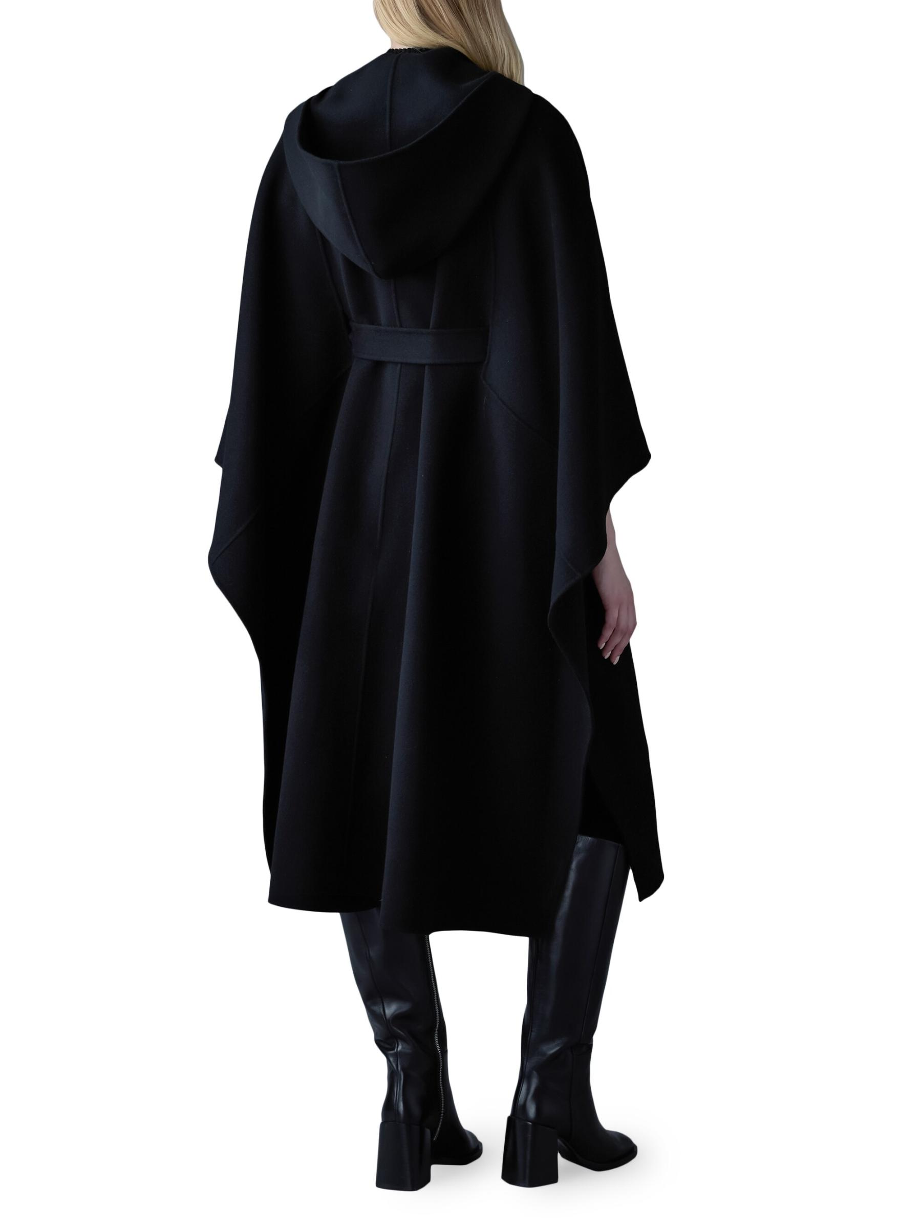 Shop Mackage - Kirstyn Double-Face Wool Cape Coat | Saks