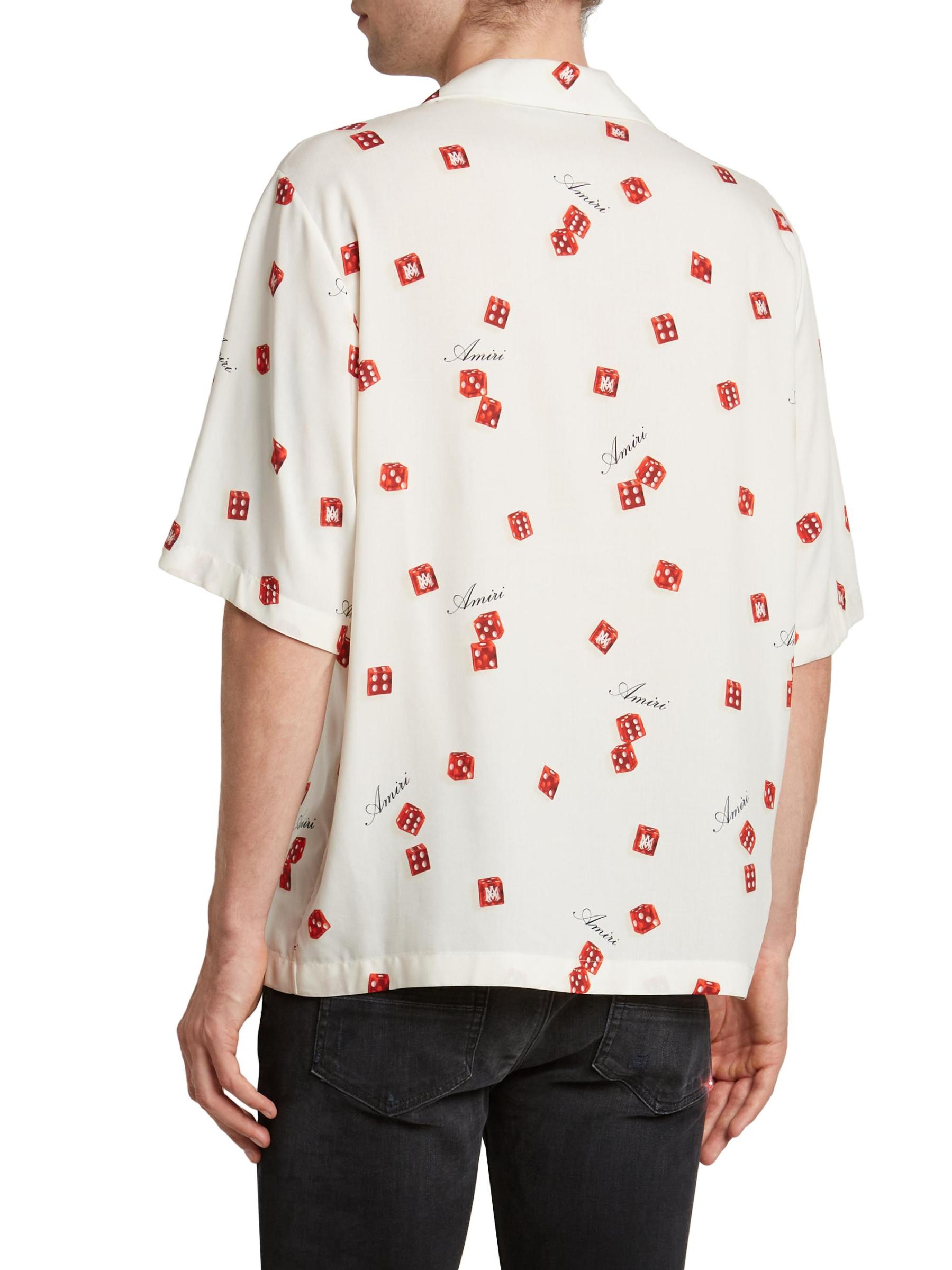 Amiri - サイコロ・ボウリング・シャツ をオンライン購入 | Saks