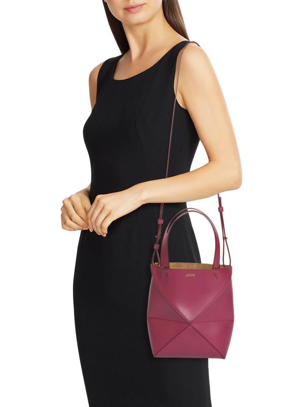 loewe折り畳み可能なトートバッグ LOEWE】折り畳み可☆パズルフォルド トート ラフィア M (LOEWE