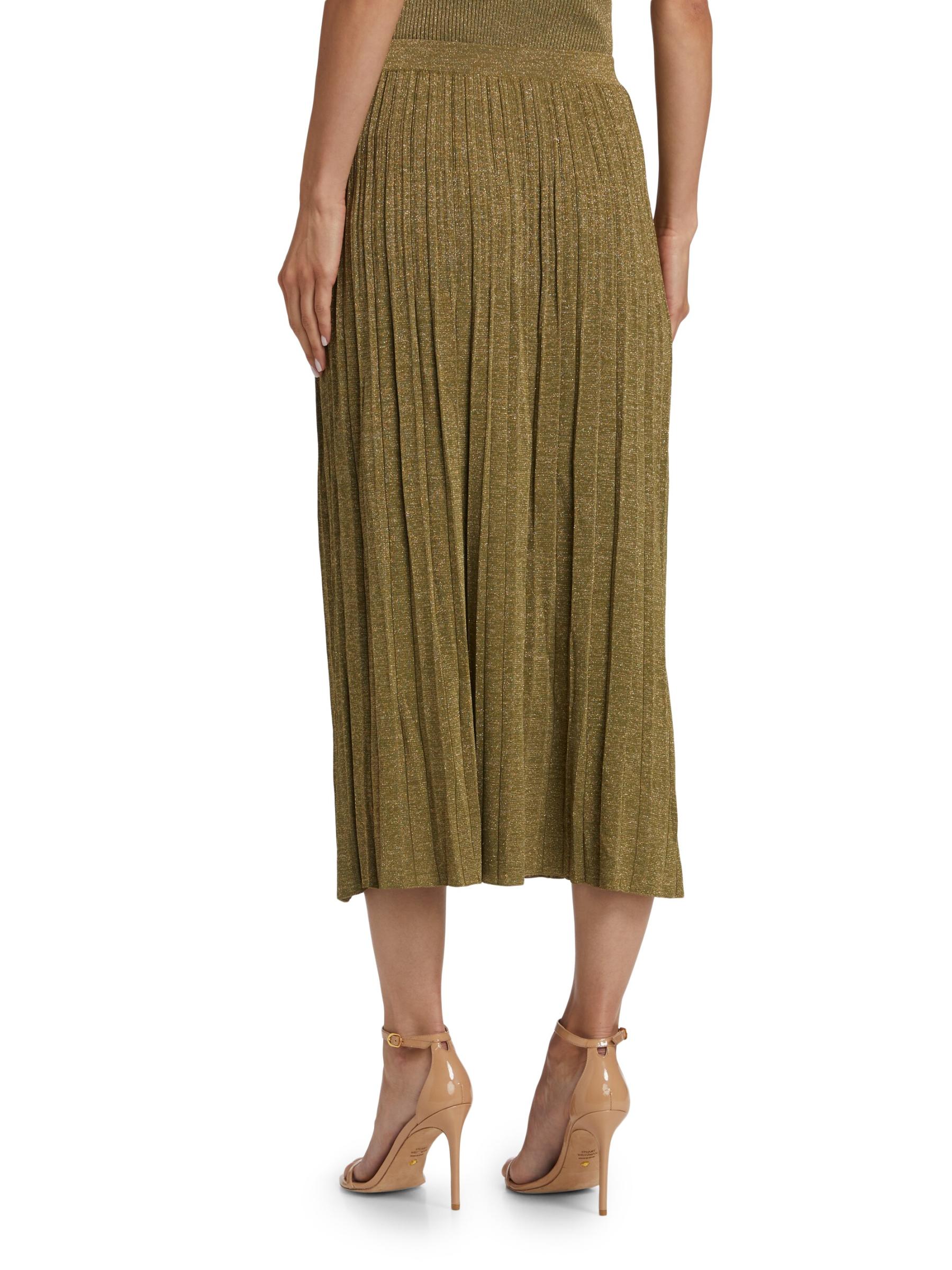 Shop Zimmermann - Wylie Metallic Knit Midi-Skirt | Saks