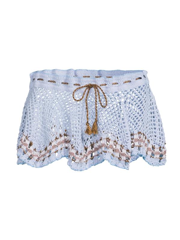 Tula Hand-Crocheted Miniskirt