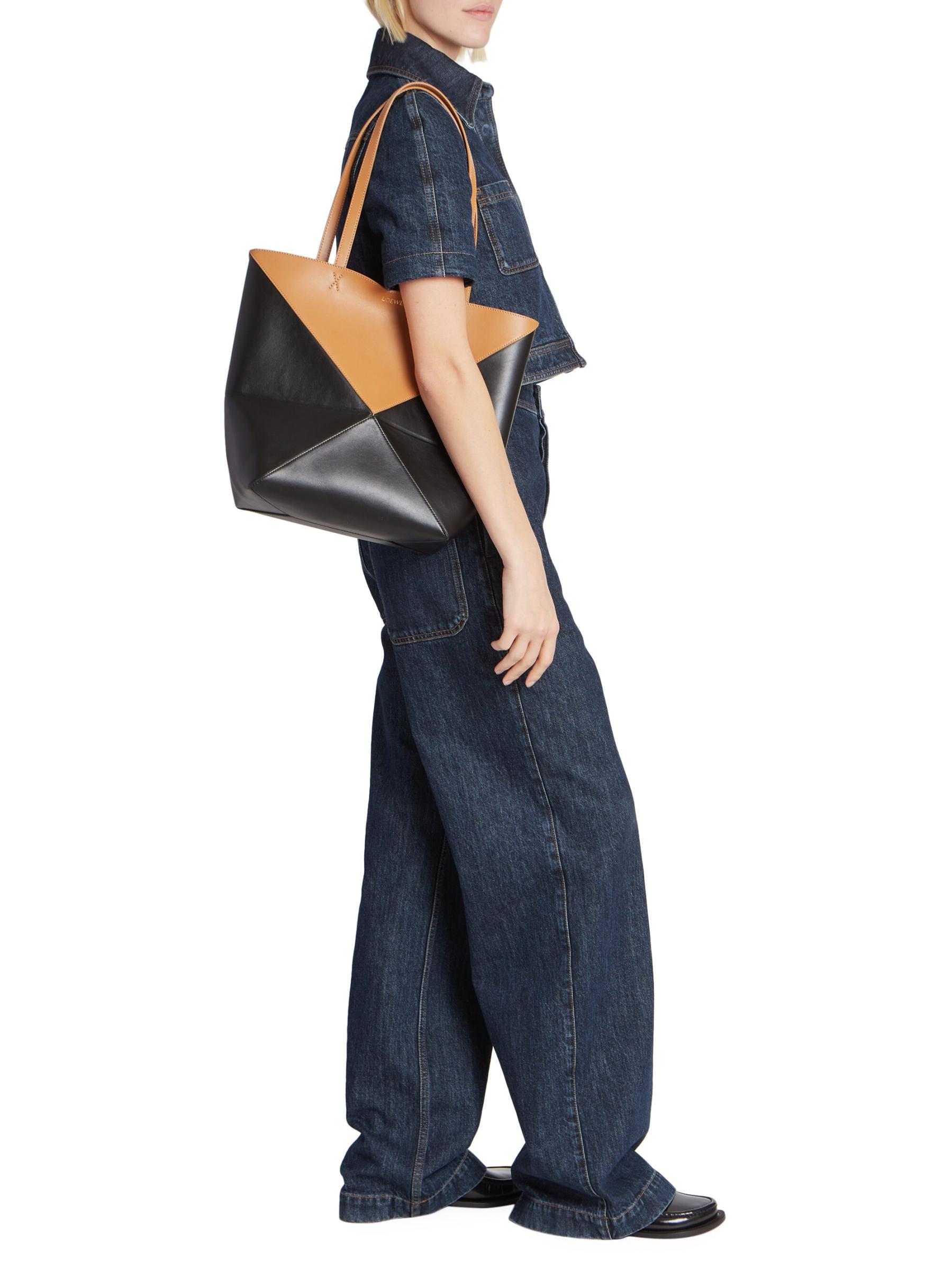 Loewe - ミディアム・バイカラー・パズル・トート をオンライン