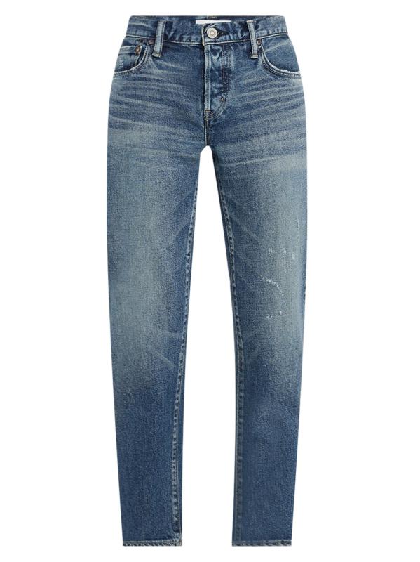 بنطال جينز بريكيل متوسط الارتفاع قابل للتمدد بطول الكاحل