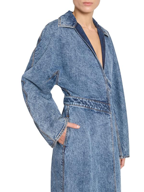 【関税&送料込】Alaia Spiral Trench Shop Alaïa - Spiral Maxi Trench Coat | Saks Fifth Avenue France