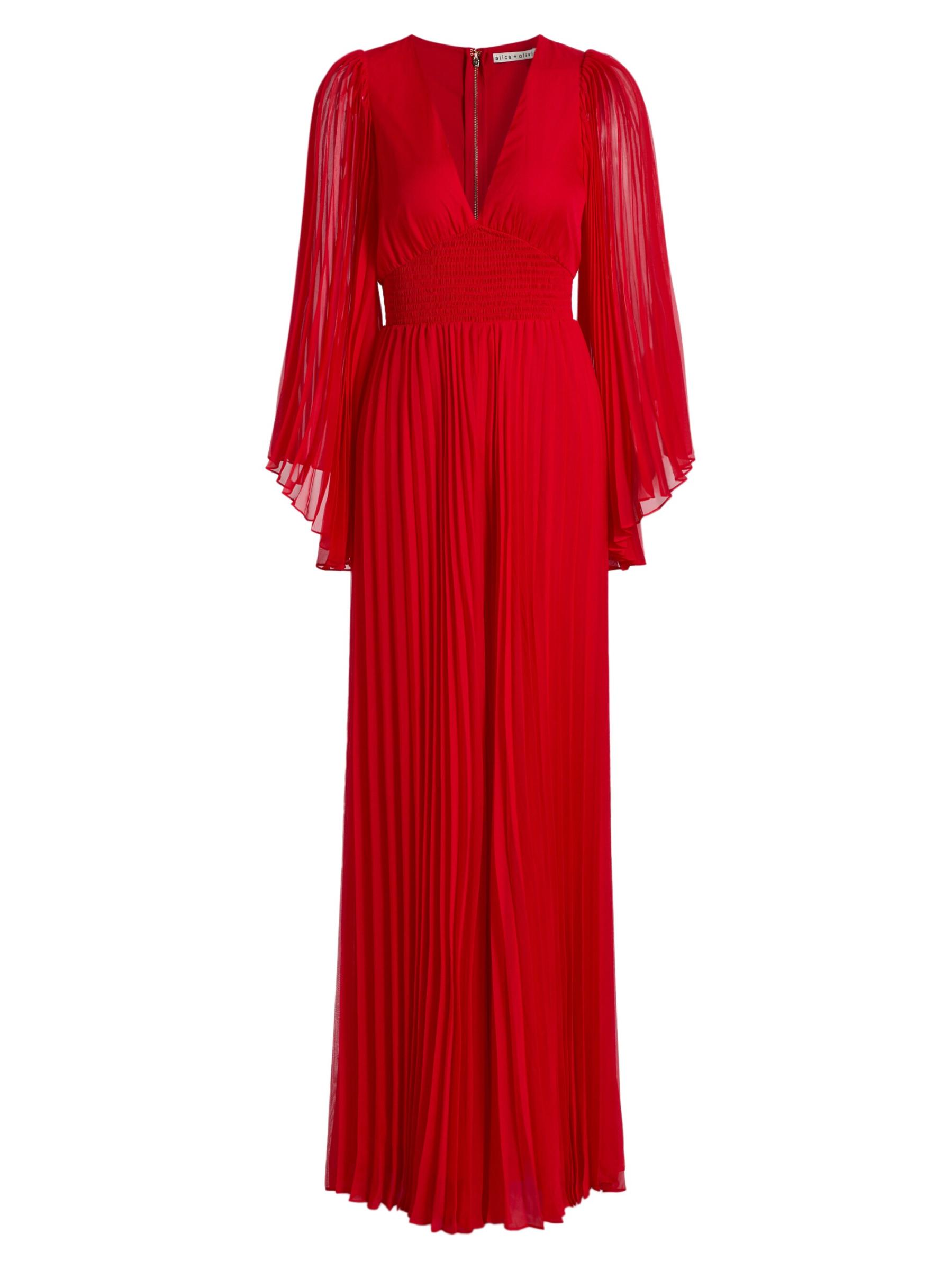 【Alice+Olivia】BENNET プリーツ ワイドレッグ ジャンプスーツ Alice + Olivia - ベネット・プリーツ・ジャンプスーツ を