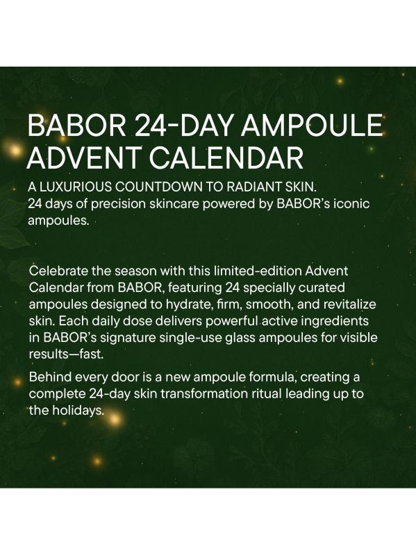 #3: تقويم ظهور الأمبولة لمدة 24 يومًا - NO COLOR