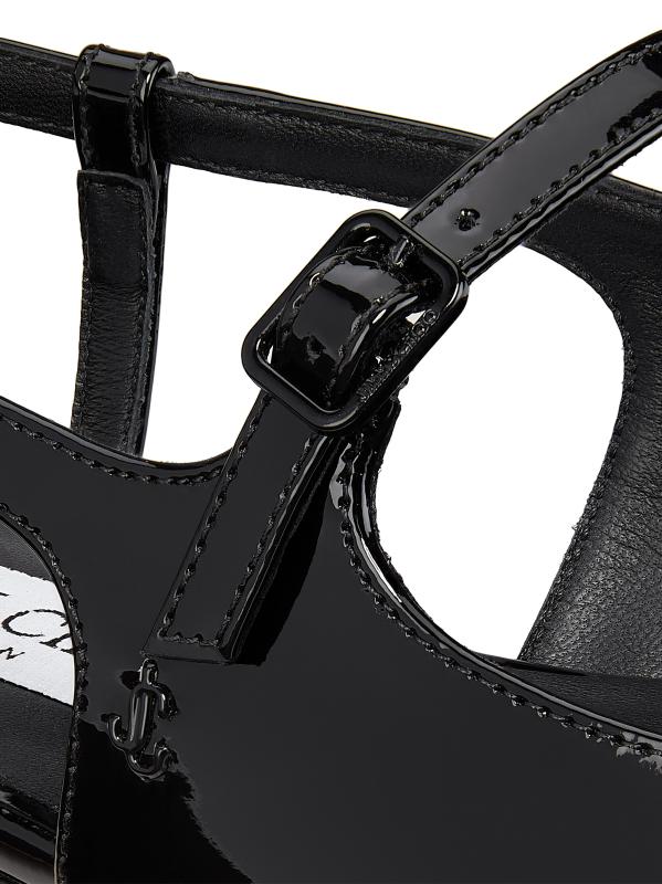 【Jimmy Choo】 Didi patentレザーフラット JIMMY CHOO Didi patent-leather slingback point-toe flats