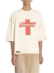 送料・関税無料◆Kemio着用 Willy Chavarria コットンT-Shirt Willy Chavarria T Shirt Cotone-Uomo from $369.00 - on Stylight