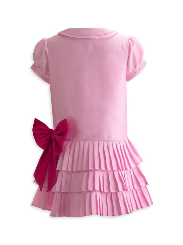 #2: فستان إلويز بأكمام منفوخة وبخصر منخفض للفتيات والفتيات من إلويز - وردي