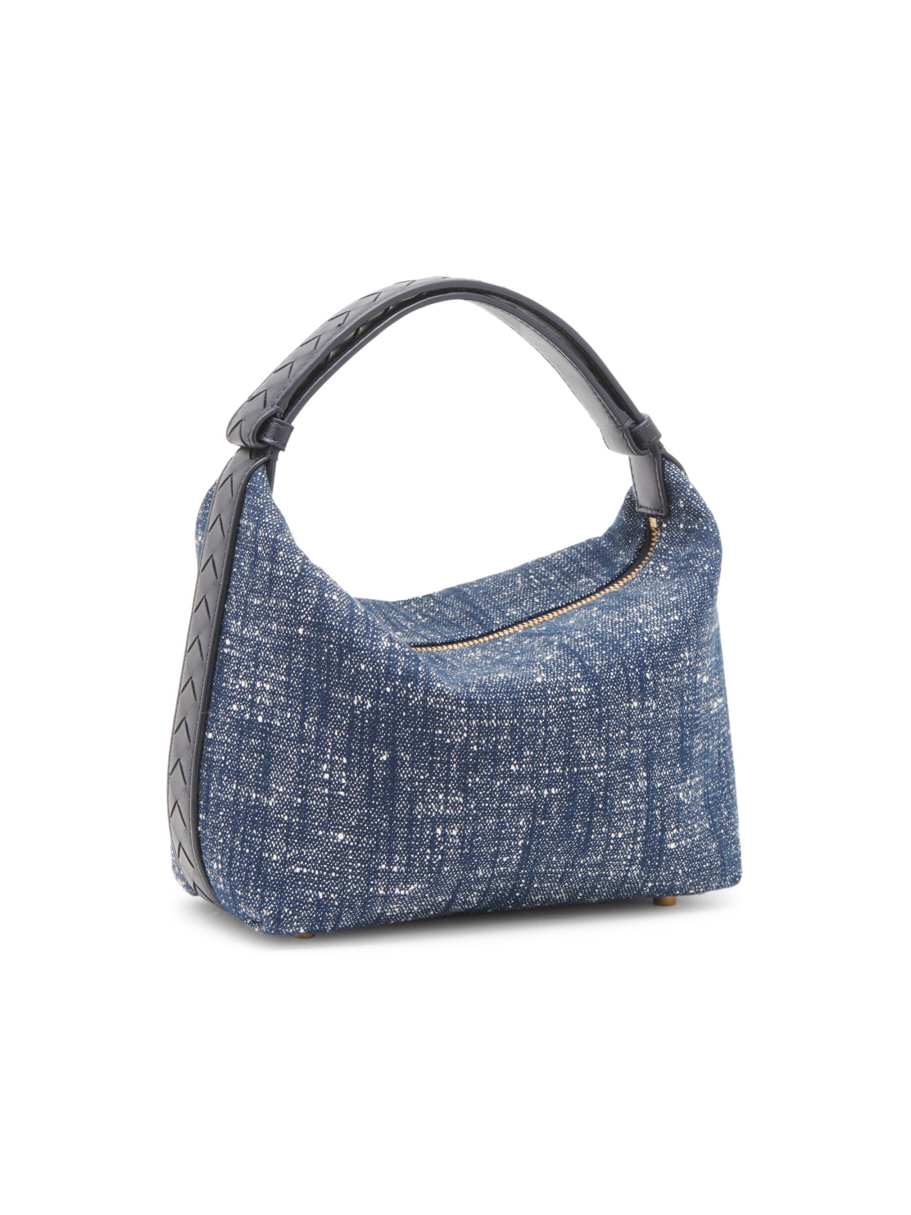 BOTTEGA VENETA ウォレス デニムブークレ ショルダーバッグ Bottega Veneta - ウォレス・デニム・ブークレ・トップハンドル