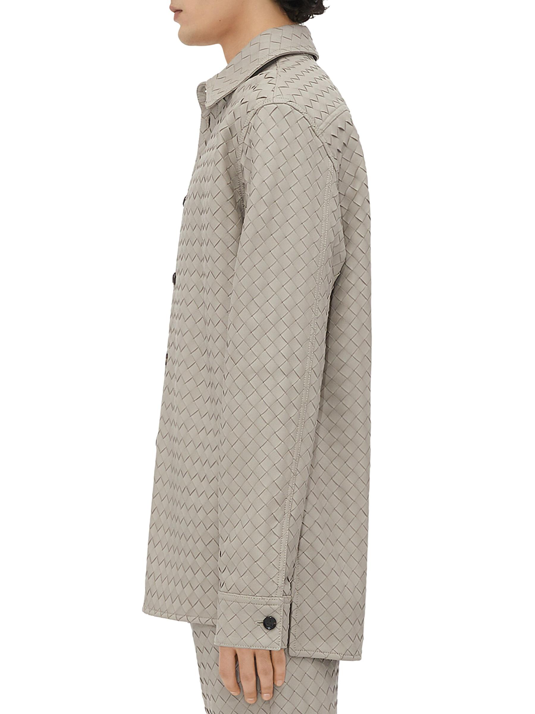 BOTTEGA VENETA ジャケット イントレチャート ピンク 692843