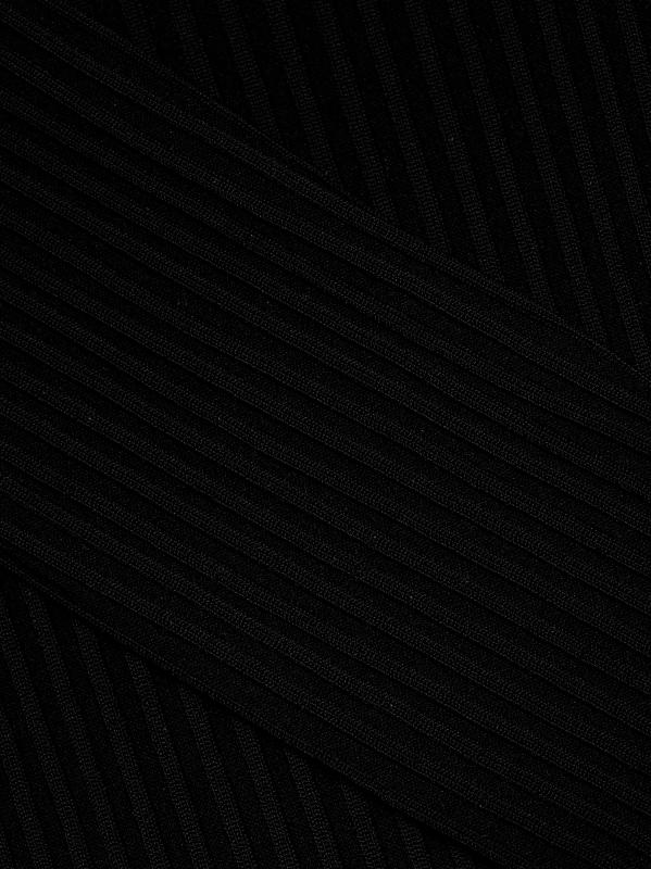 #6: فستان تابيثا الطويل المحبوك - أسود