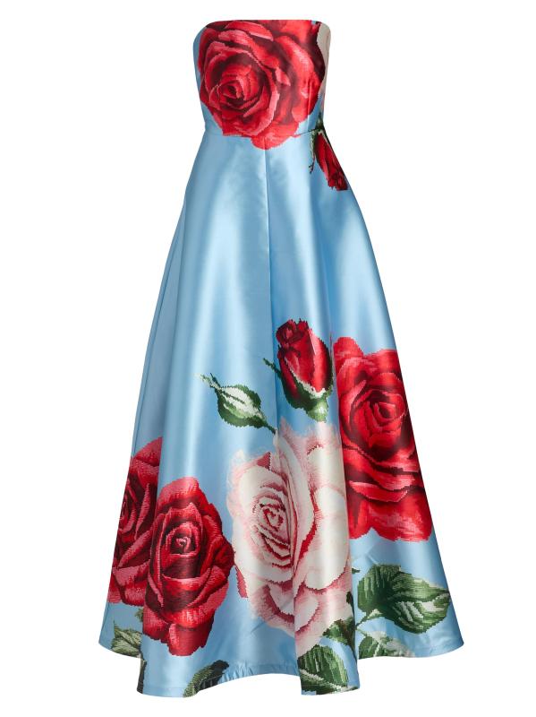 فستان لو فلور أودري بدون حمالات