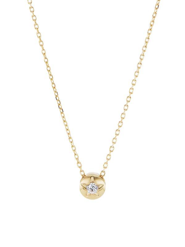 Tarot L
imperatrice 18K Gold 
Diamond Star Necklace