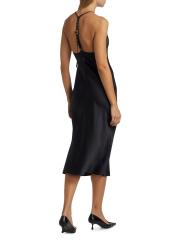 【関税込み】Fleur du Mal ソング Shop Fleur du Mal - Lace-Trimmed Silk Slip Dress | Saks