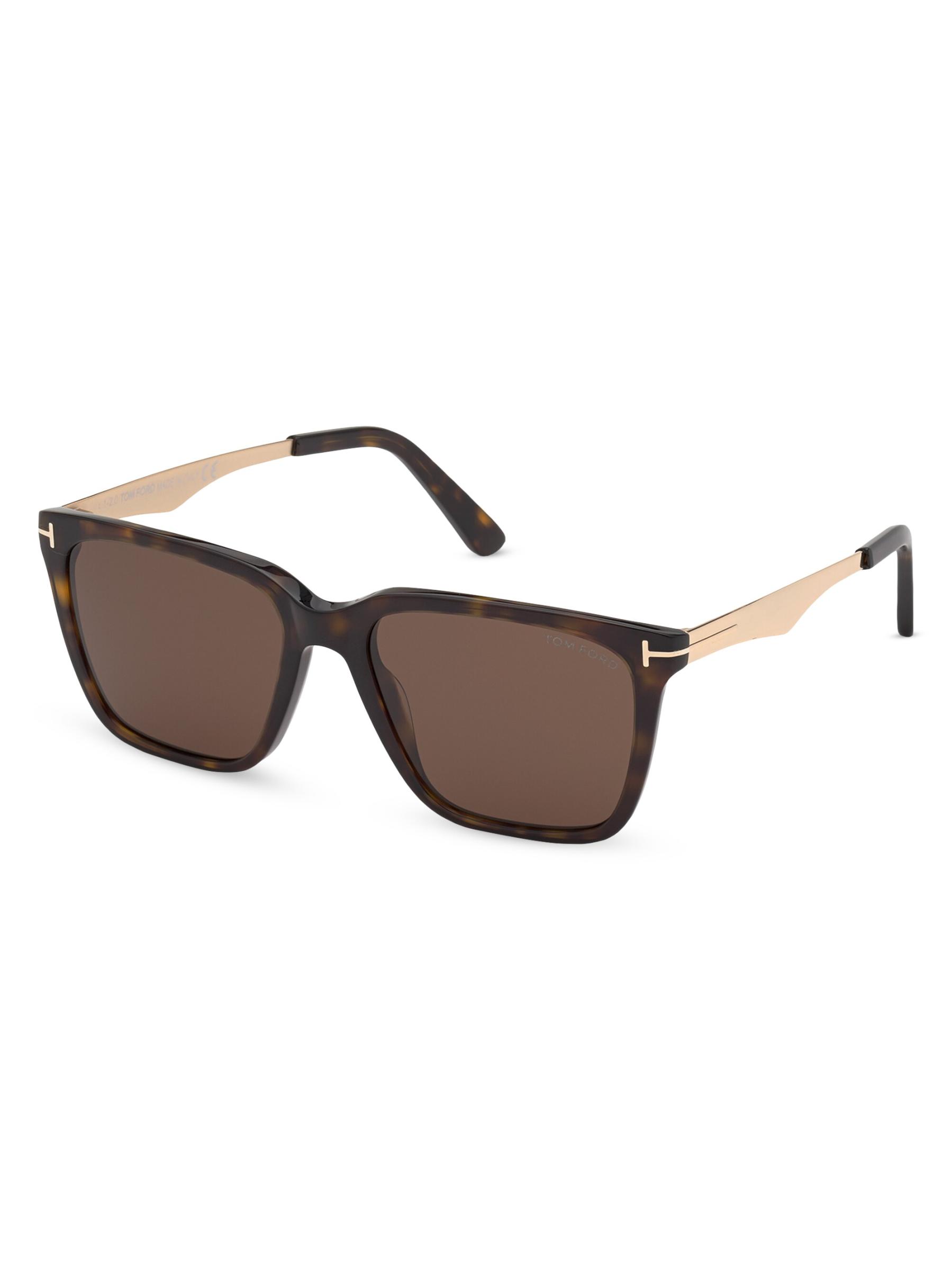 TOM FORD/トムフォード/スクエアフレームアセテートサングラス TOM FORD Eyewear トム・フォード・アイウェア スクエアフレーム