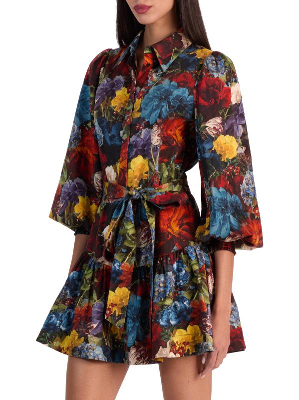 #3: فستان ليلي قصير بقميص بخصر منخفض - تزدهر