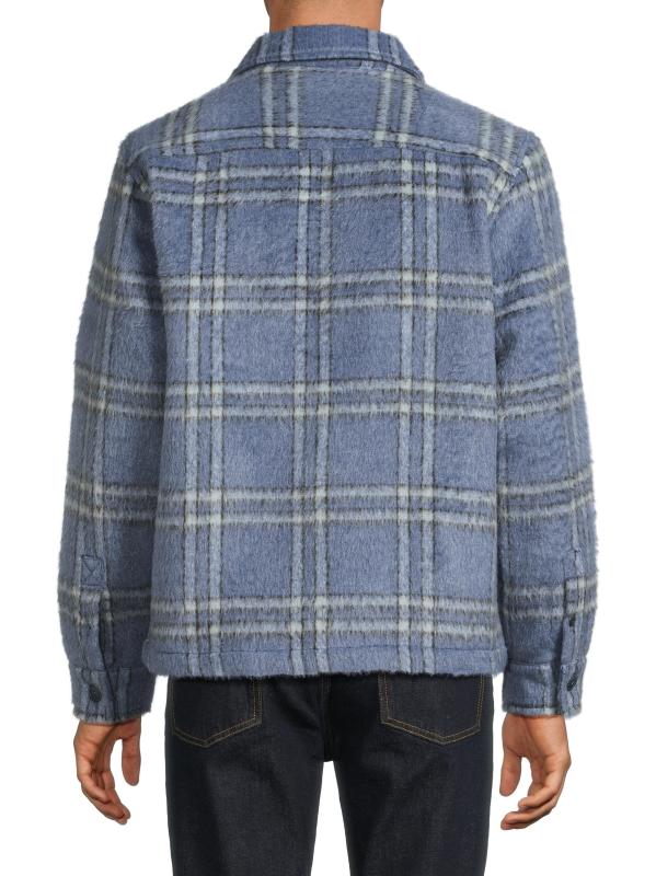 #4: جاكيت لاتشلان بنقشة القميص - بلو لوتس