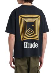 【関税込み】Rhude オフホワイト Chevron Logo Repeat Tシャツ Amazon.com: Rhude, Chevron Logo Repeat T-Shirt, Small