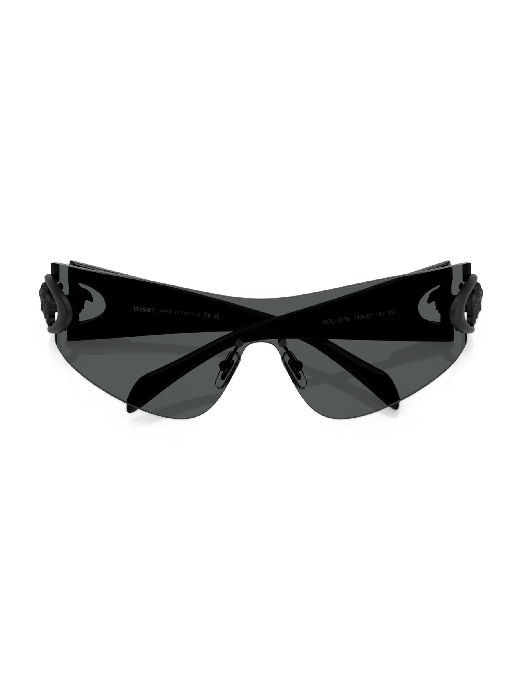 Versace - シールドサングラス をオンライン購入 | Saks Fifth