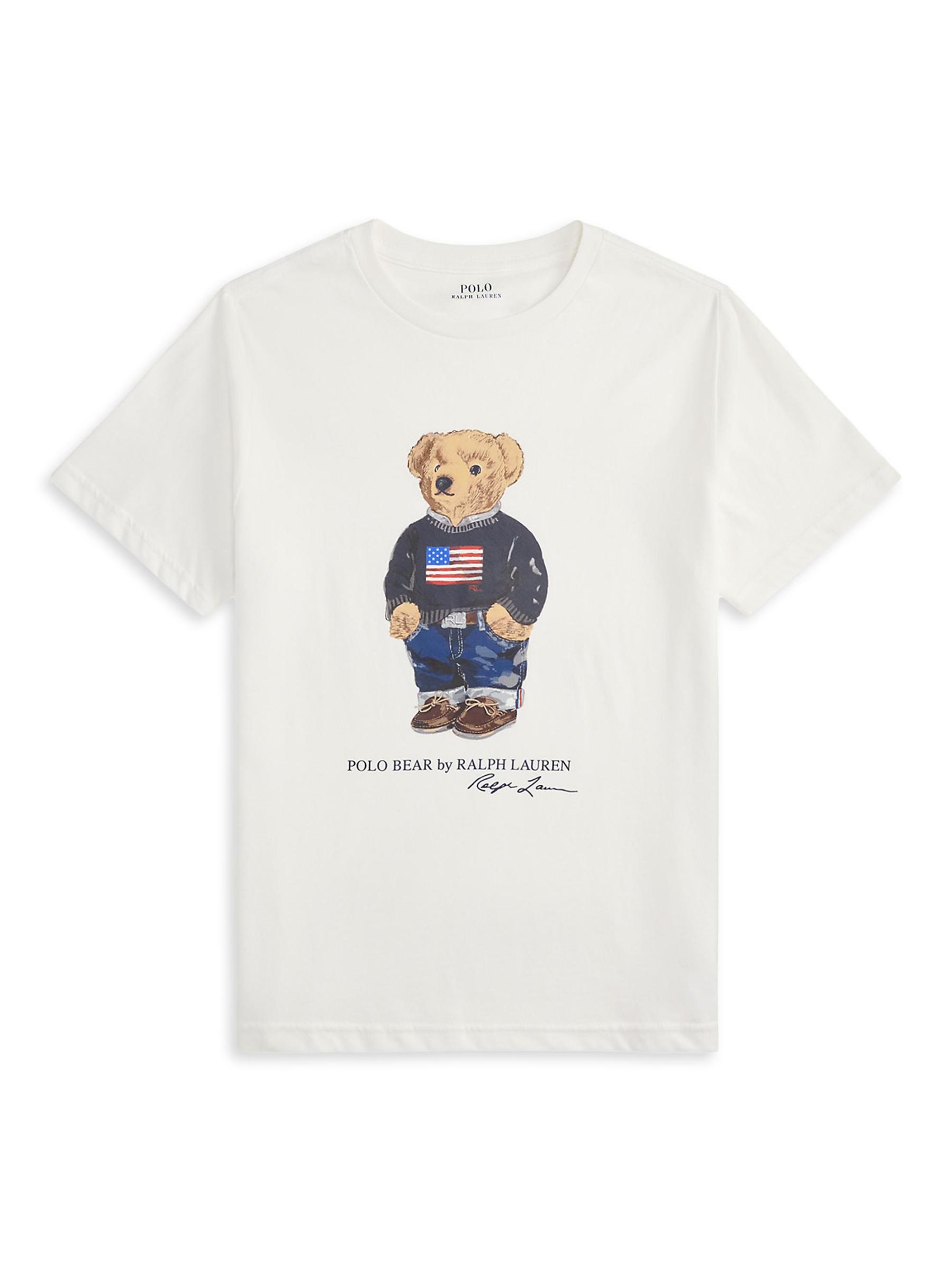 Compra Polo Ralph Lauren - Camiseta Polo Oso Bandera Americana para Niña y  Niña | Saks Fifth Avenue México, image size:1799x2400