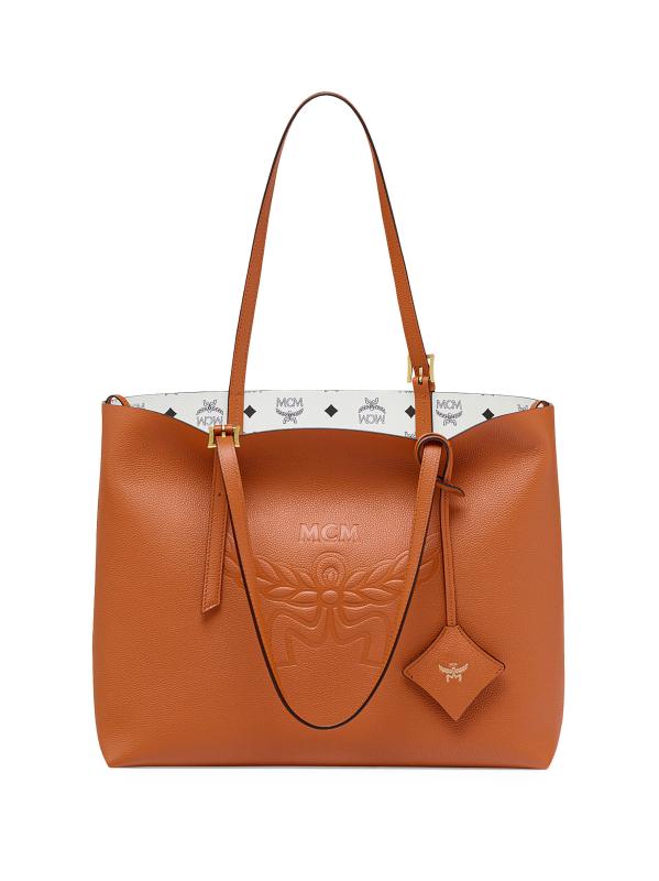 Shop MCM - Himmel Medium Leather Shopper Bag | Saks Fifth