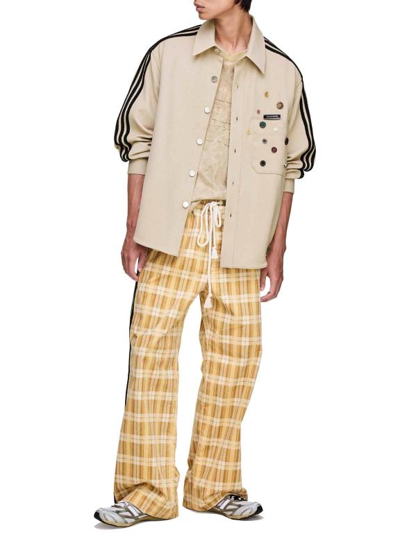 adidas - adidas x SFTM ADI006 ボタンディテールオーバーサイズシャツ