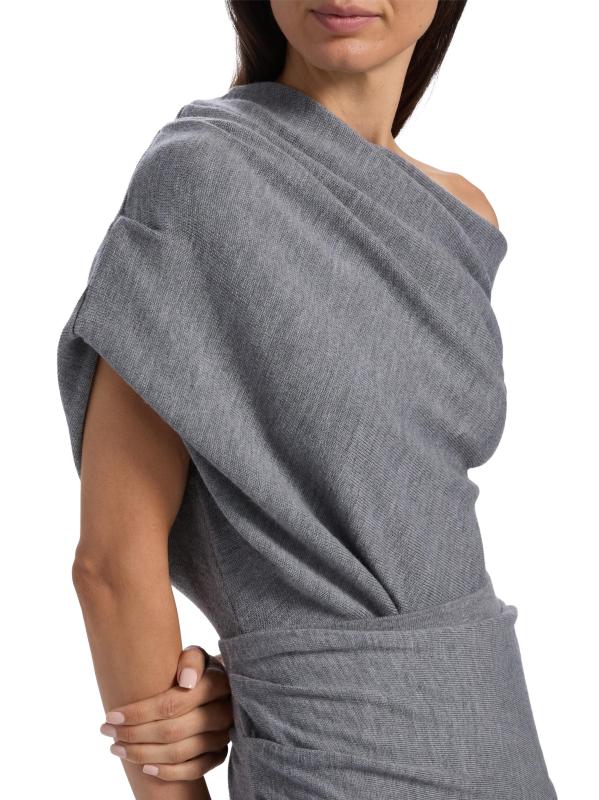 #5: سترة مابل من الصوف - هيذر جراي