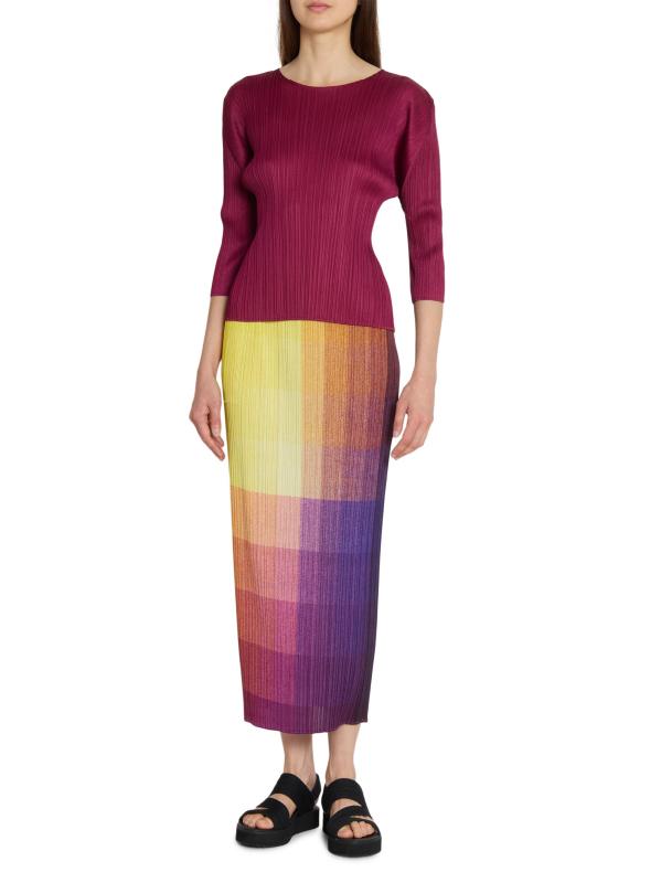 Pleats Please Issey Miyake - マンスリーカラーズ3月トップ を