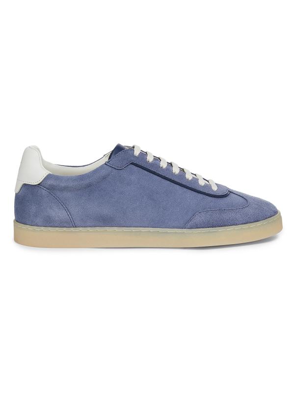 【関税&送料込】Brunello Cucinelli Velvet Suede Sneakers Shop Brunello Cucinelli - Suede Low-Top Sneakers | Saks