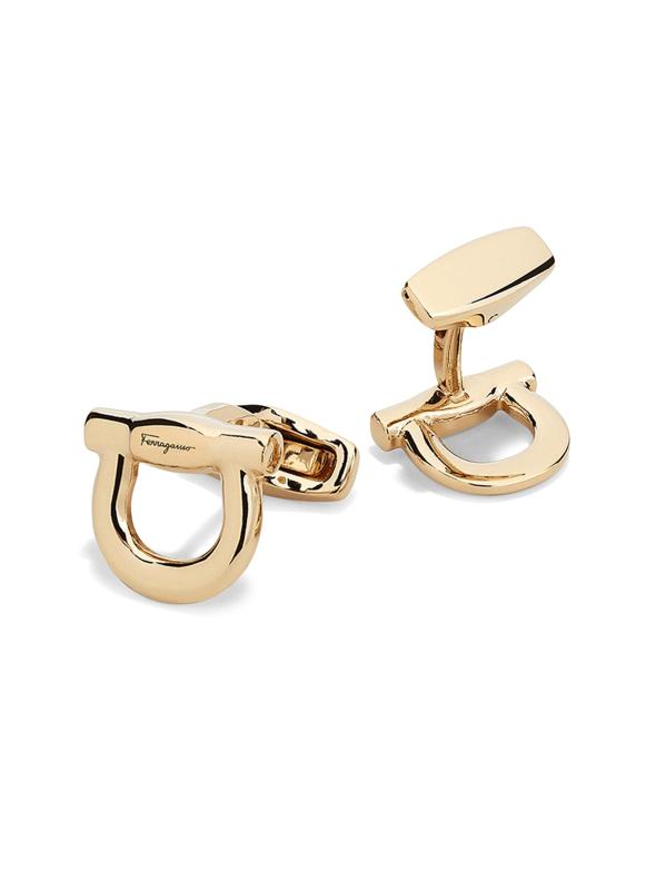 #1: زر أكمام جانشيني غولدتون المفرد - الذهب