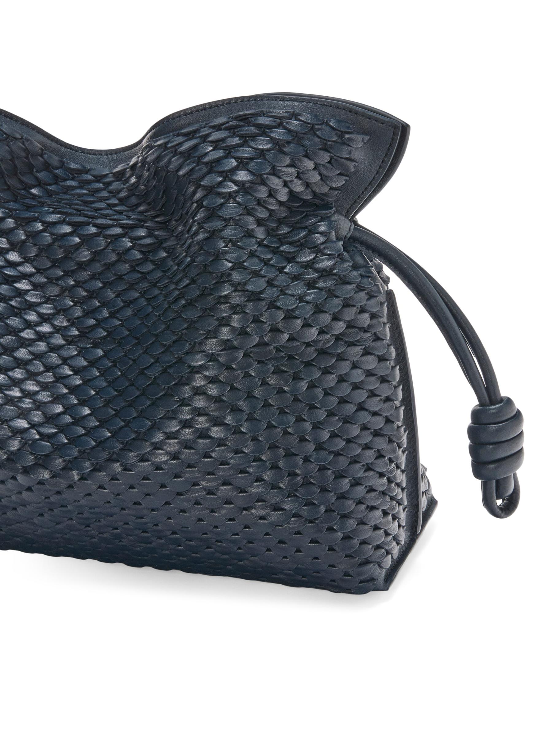 【Loewe】フラメンコ ラージレザークラッチ フラメンコクラッチ ラージ（ナパカーフ） ブラック - LOEWE