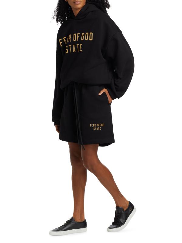 Fear of God Essentials - ロゴ入りフリースパーカー を