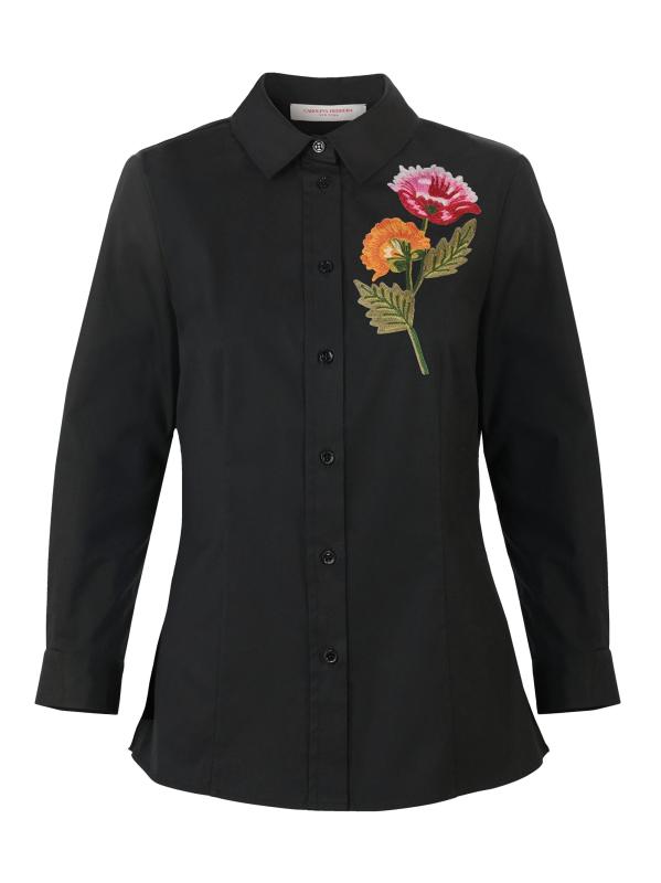 قميص أيكون مطرّز من مزيج القطن