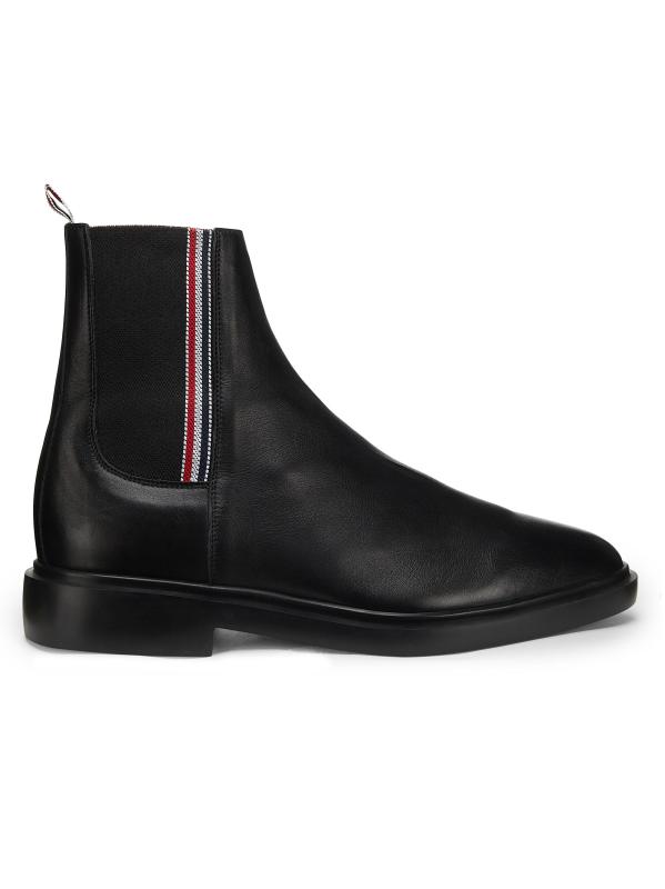 Chelsea Boots Red Stripe Boots Shop Thom Browne RWB-Stripe Suede