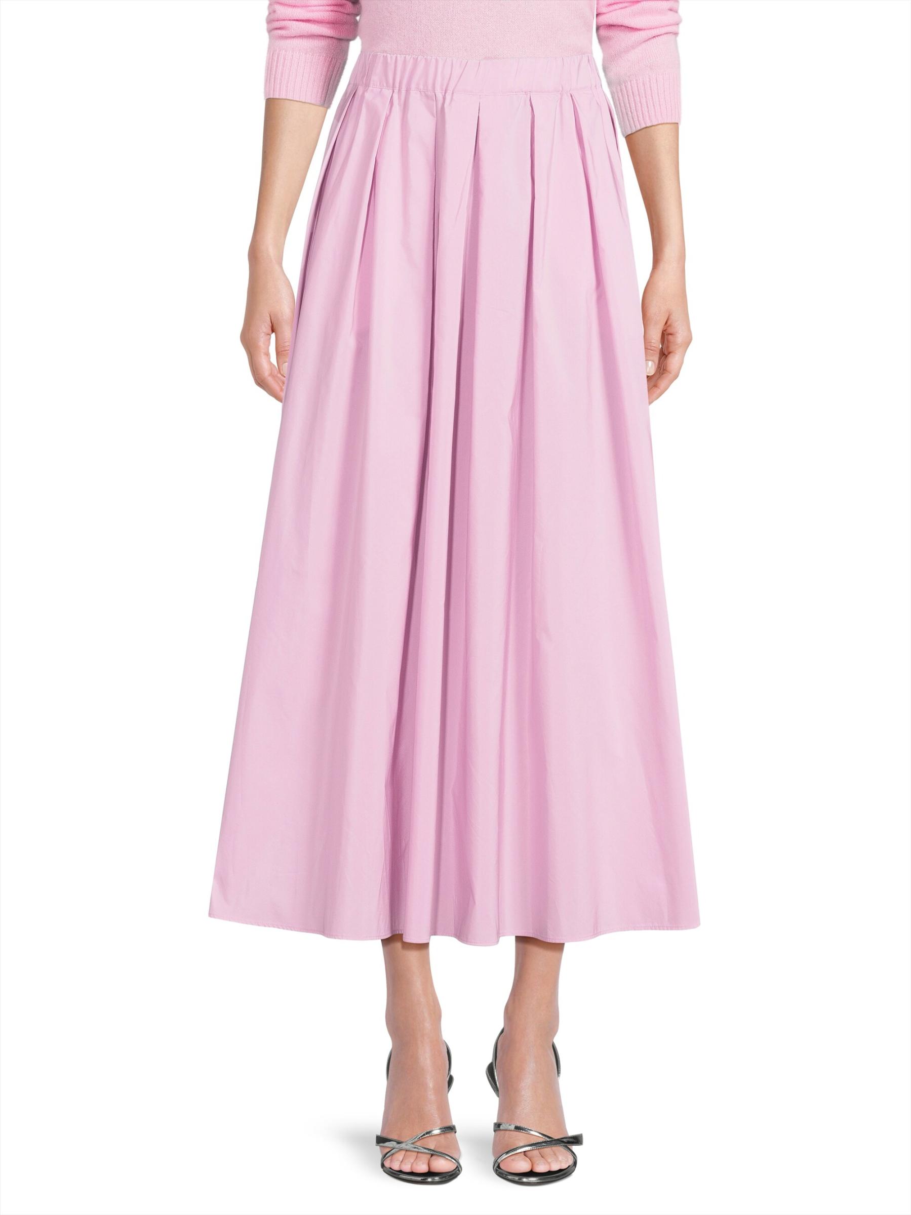 ワンピース MAX MARA Women Mid Skirts MANAGUA 175 017 PINK Shop Weekend Max Mara - Curvato Pleated A-Line Midi-Skirt