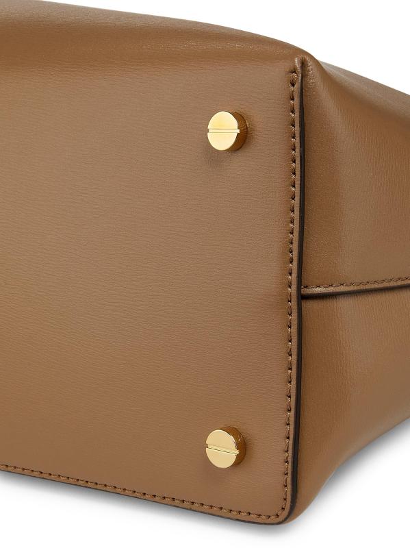 #7: حقيبة T-Lock الجلدية بمقبض علوي - الجمل