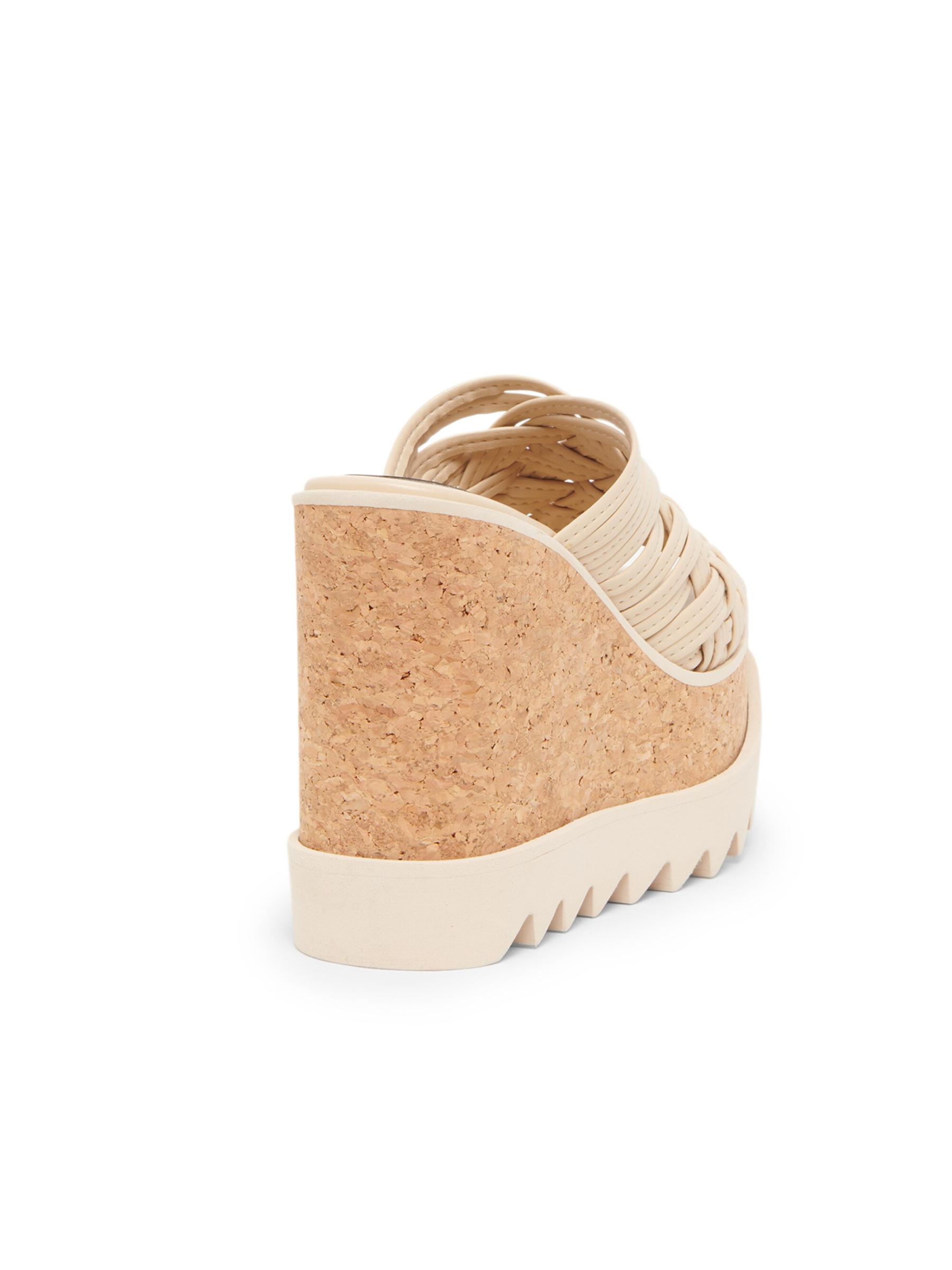 【Stella McCartney】Sneak-Elyse ウーブン ウェッジサンダル STELLA MCCARTNEY Sneak-Elyse woven wedge mules | NET-A-PORTER